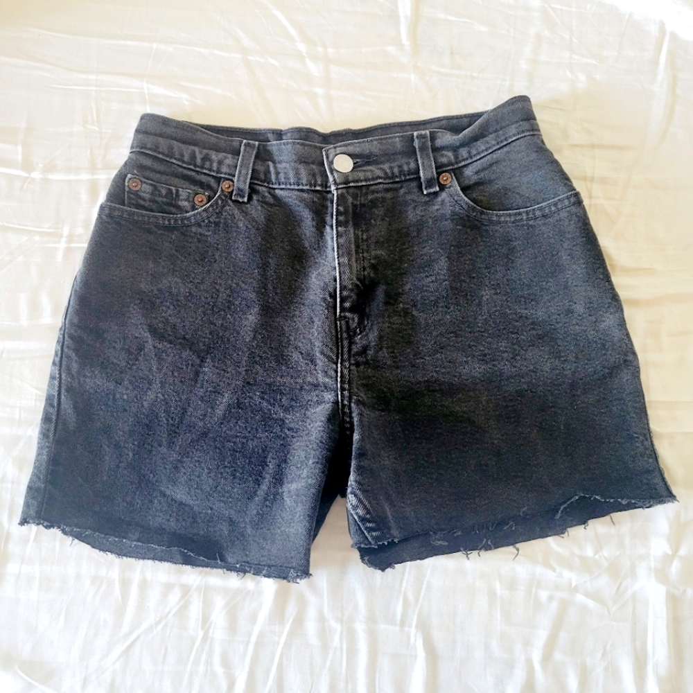 Levis denim cutoff shorts